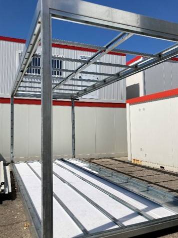 AC LOCATION ASSISTANCE - Structure du module nue, à l'arrivée à notre dépôt